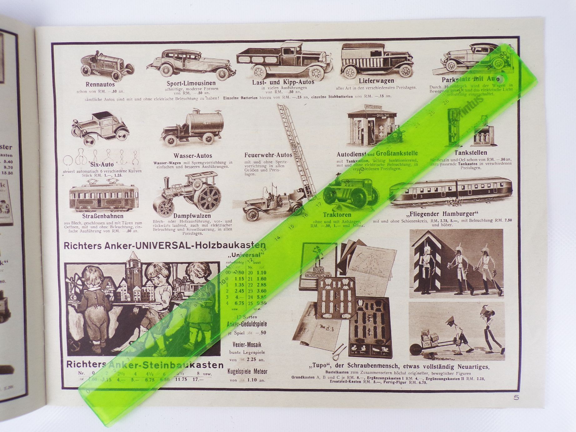 Alter Spielzeug Katalog 1933 Forchthammer Regensburg Alter Spielzeug Katalog 1933 Forchthammer Regensburg