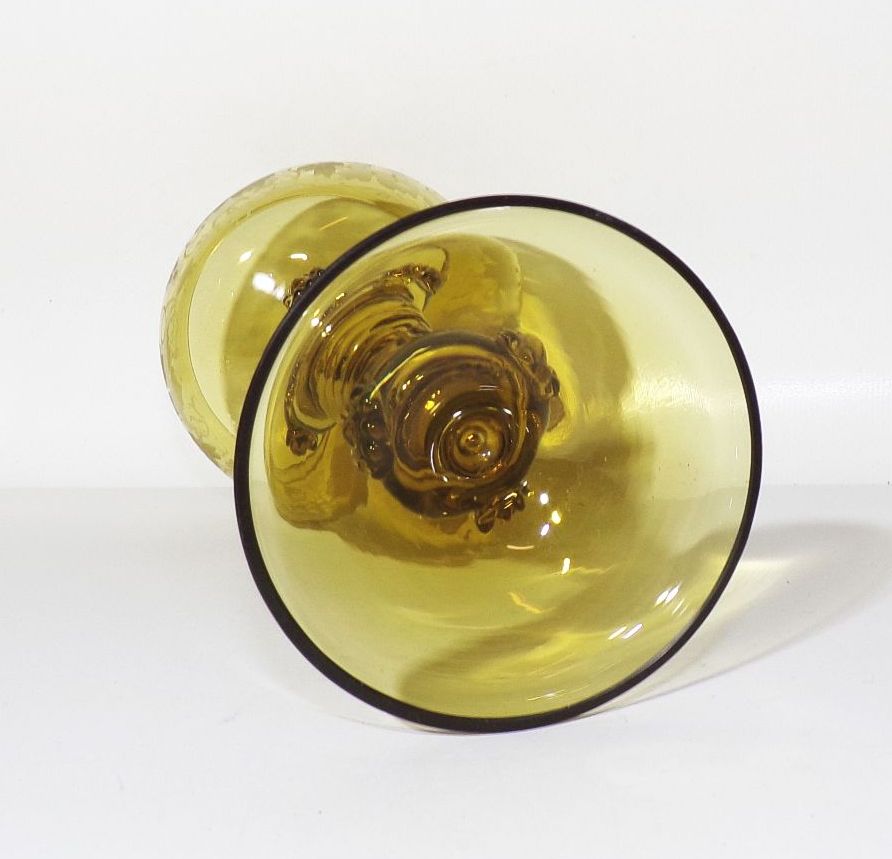 6 alte schöne Weingläser Lauscha Weinglas 