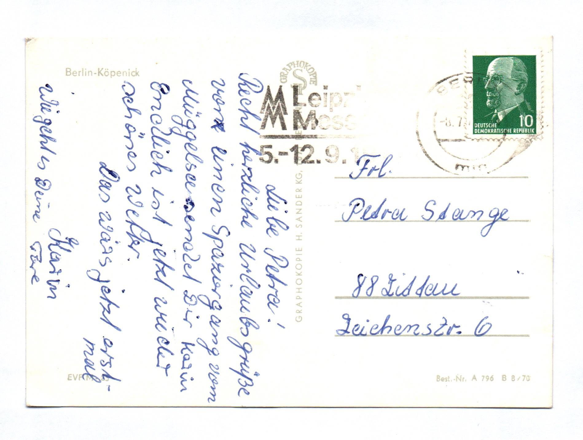 Ak Berlin Köpenick Gaststätte Rübezahl DDR Ak Berlin Köpenick Gaststätte Rübezahl DDR