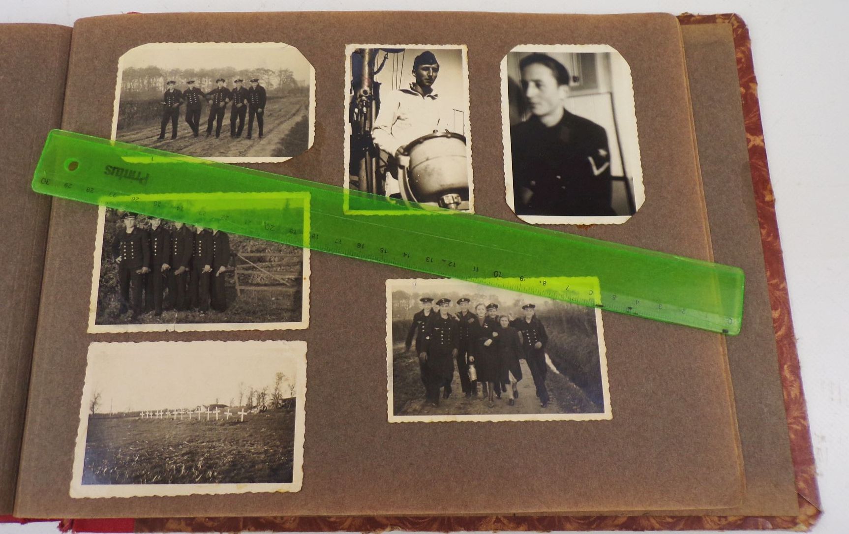 Marine Fotoalbum 2 Wk Schiffe Libau Norwegen Fjorde Matrosen WW2
