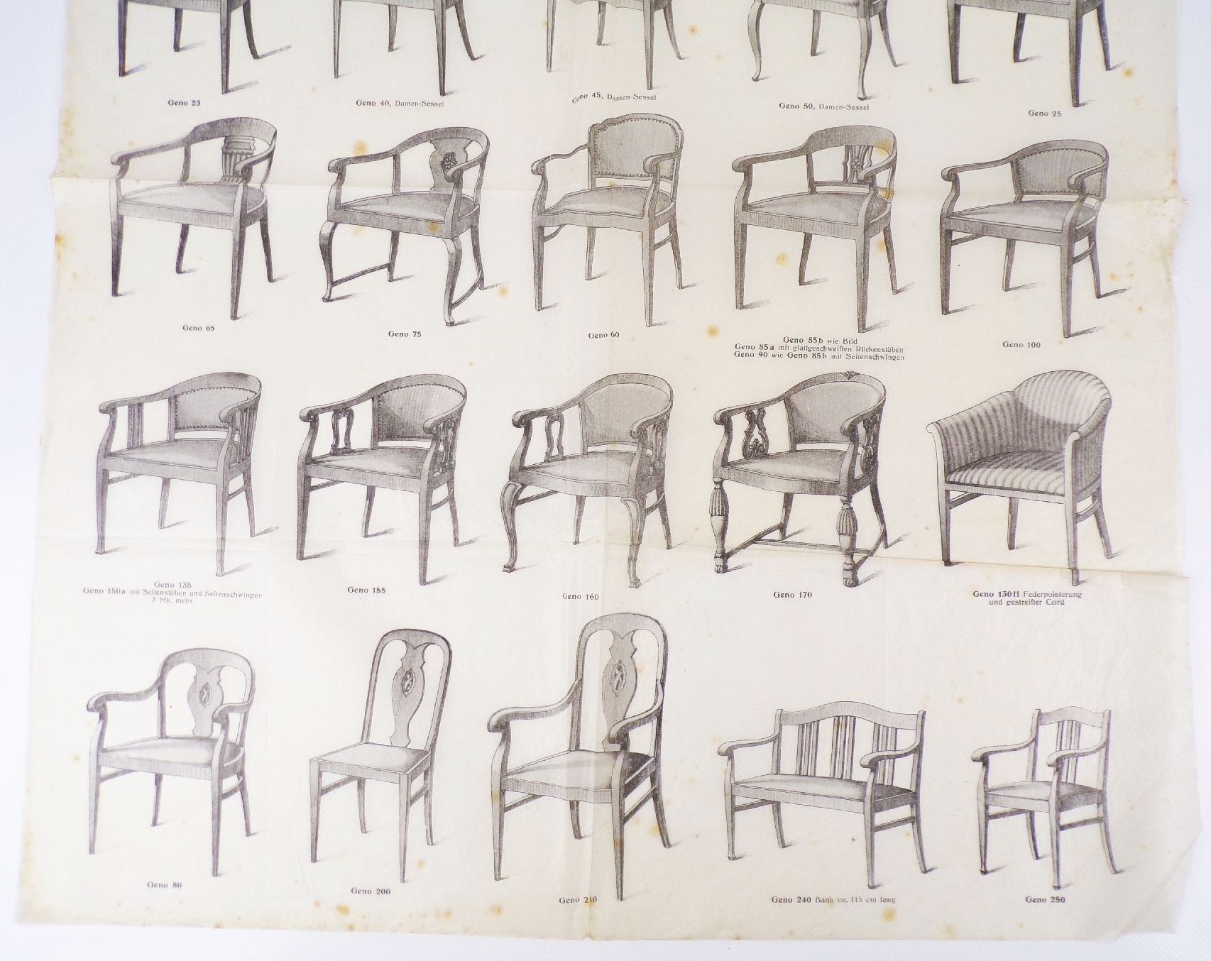 Plakat Stühle Sitzmöbel Gebrüder Notbohm Olbernhau Sachsen Plakat Stühle Sitzmöbel Gebrüder Notbohm Olbernhau Sachsen