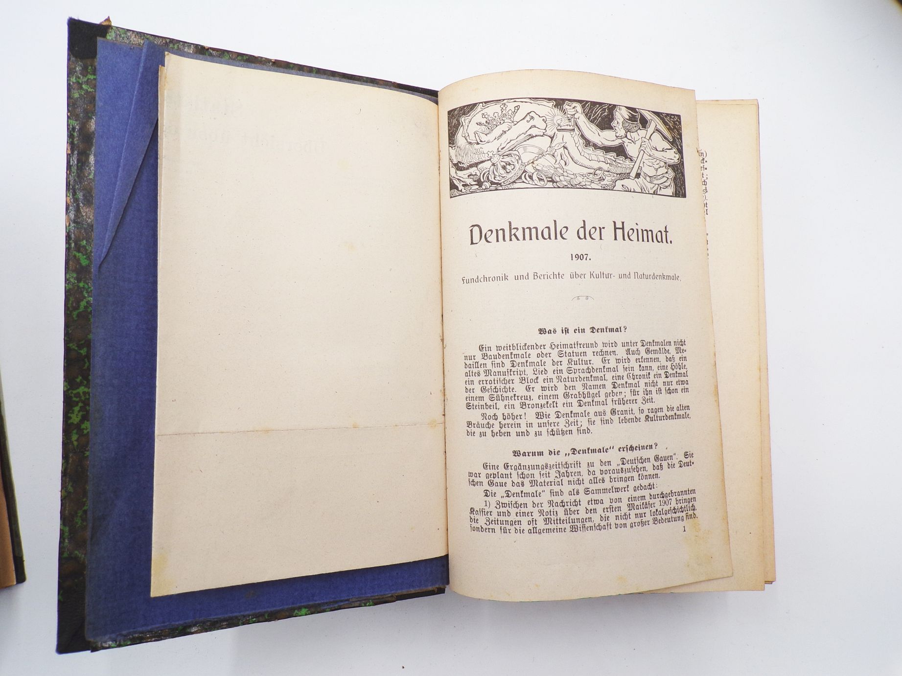 Deutsche Gaue Zeitschrift für Heimatforschung und Heimatkunde 7 Bände