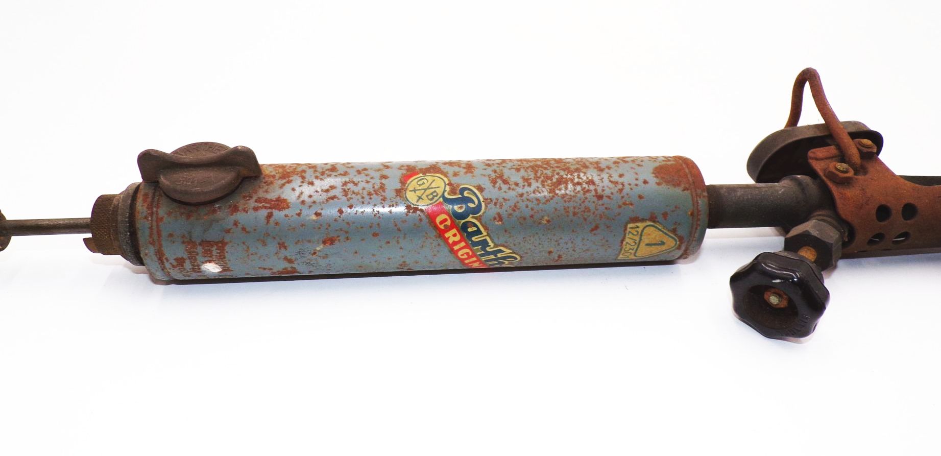 Alte Barthel Lötlampe Bunsenbrenner 