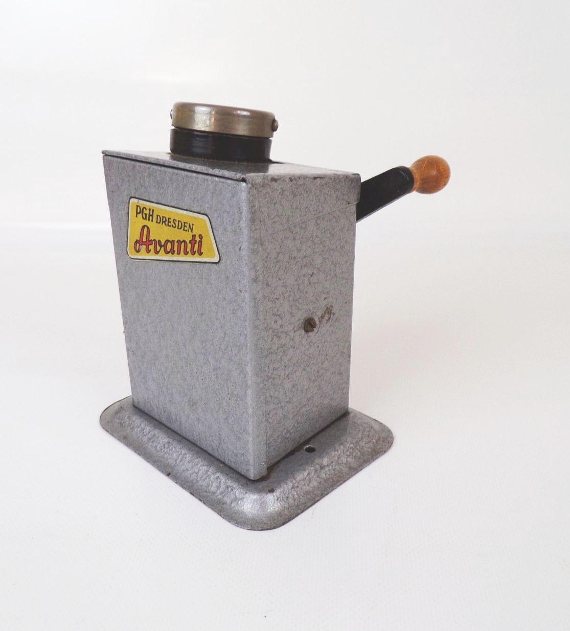 Alter Avanti Anspitzer Bleistiftspitzer PGH Dresden DDR Anspitzmaschine