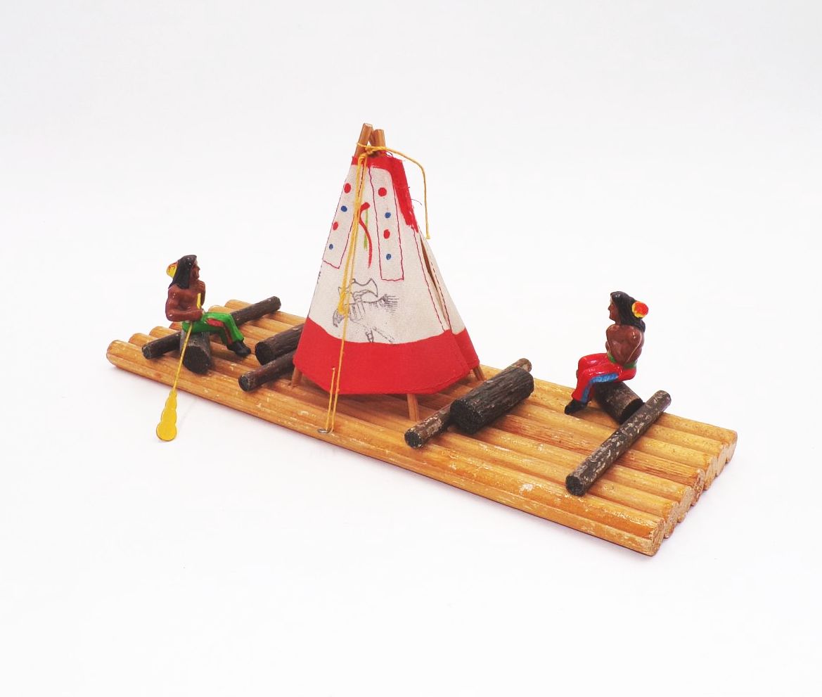 Altes Indianer Floß DDR Spielzeug
