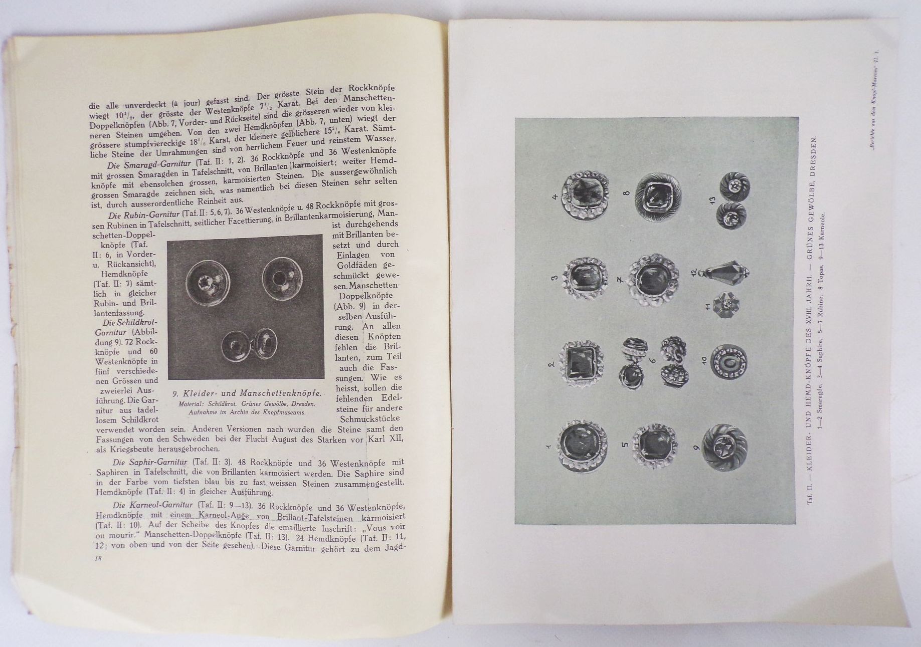 Berichte aus dem Knopf Museum Heinrich Waldes Prag Wrschowitz Heft 1 1917 Berichte aus dem Knopf Museum Heinrich Waldes Prag Wrschowitz Heft 1 1917