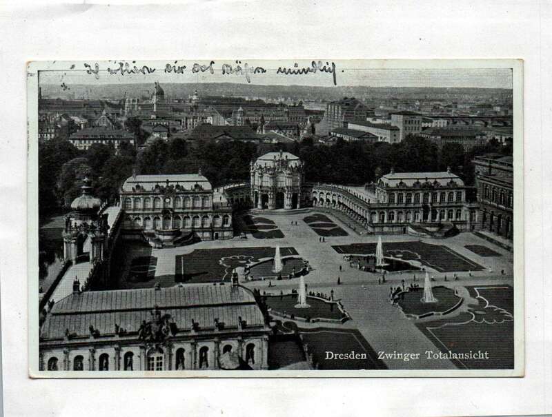 Ak Dresden Zwinger Totalansicht 1939