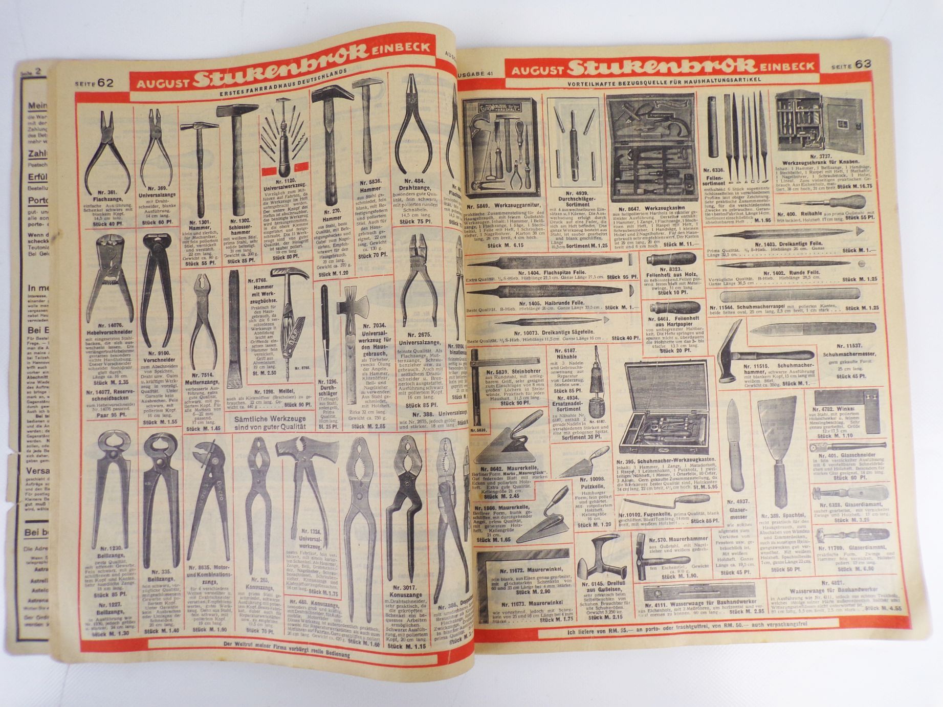 Stukenbrok Einbeck Katalog Fahrräder Spielzeug Ausgabe 41 Original