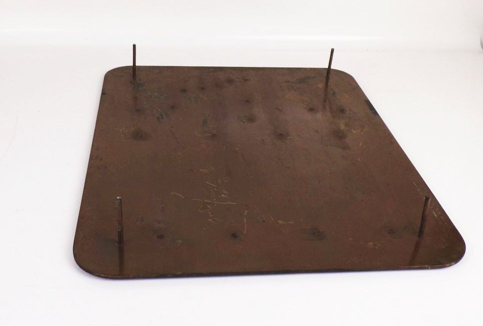 Altes Schild FDGB Kupfer Vintage GDR DDR 