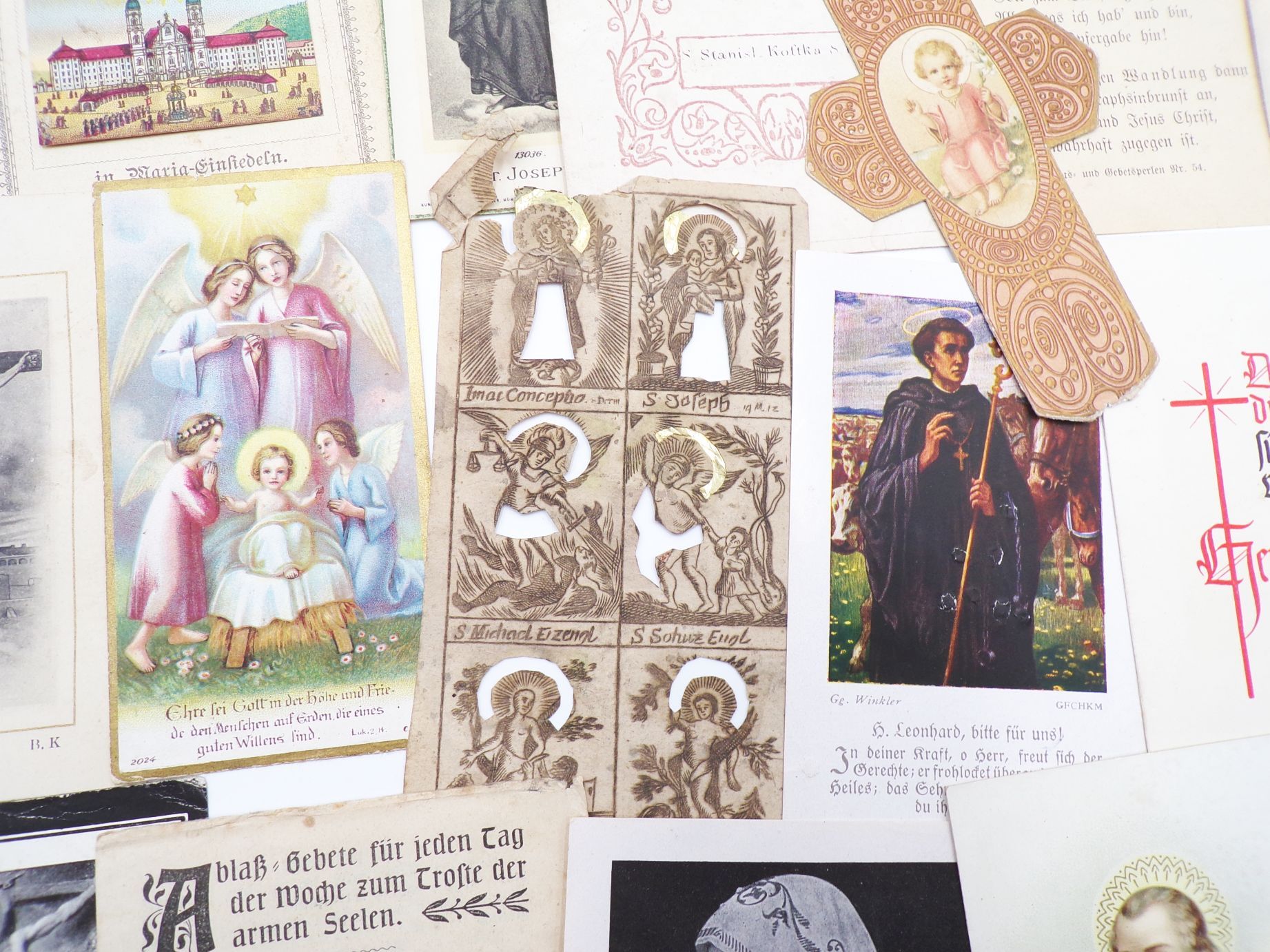 Heiligenbilder Konvolut Andachtsbilder Sterbebilder Fundgrube