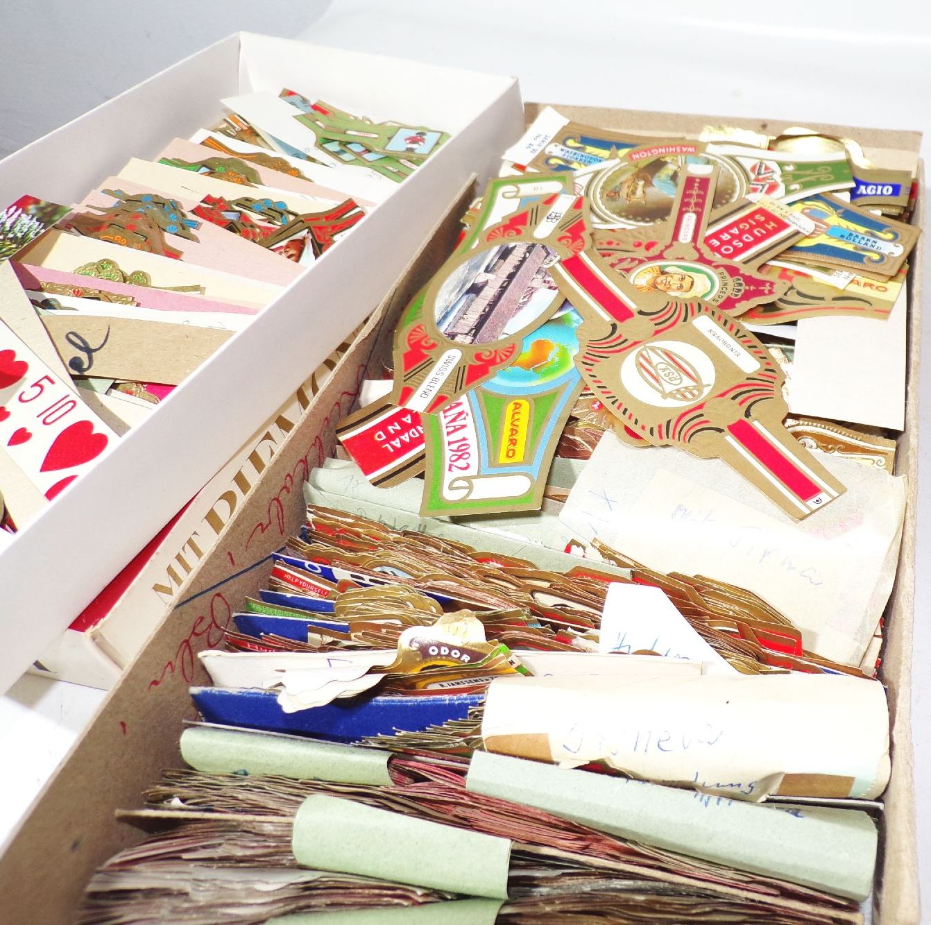 Großes Konvolut Zigarrenbauchbinden Bauchbinden Sammler Nachlass