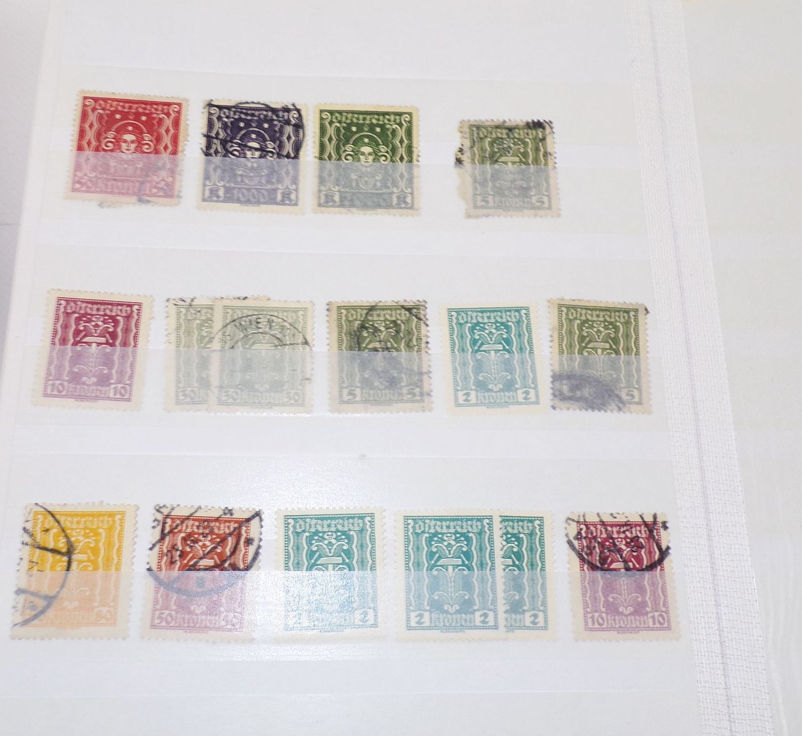 Österreich Briefmarken ab 1854 Austria aus Nachlass