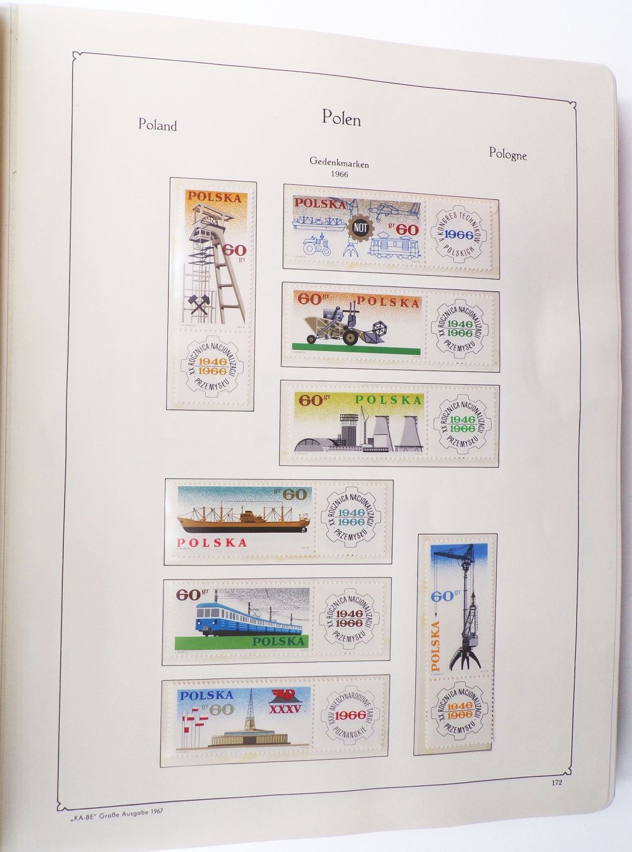 Polen Briefmarkenalbum 1966 bis 1974 Polen Briefmarkenalbum 1966 bis 1974