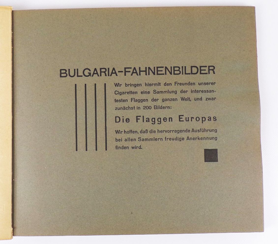 Bulgaria Fahnenbilder 2 x Sammelbilderalbum Fahnen Flaggen trading cards Bulgaria Fahnenbilder 2 x Sammelbilderalbum Fahnen Flaggen trading cards
