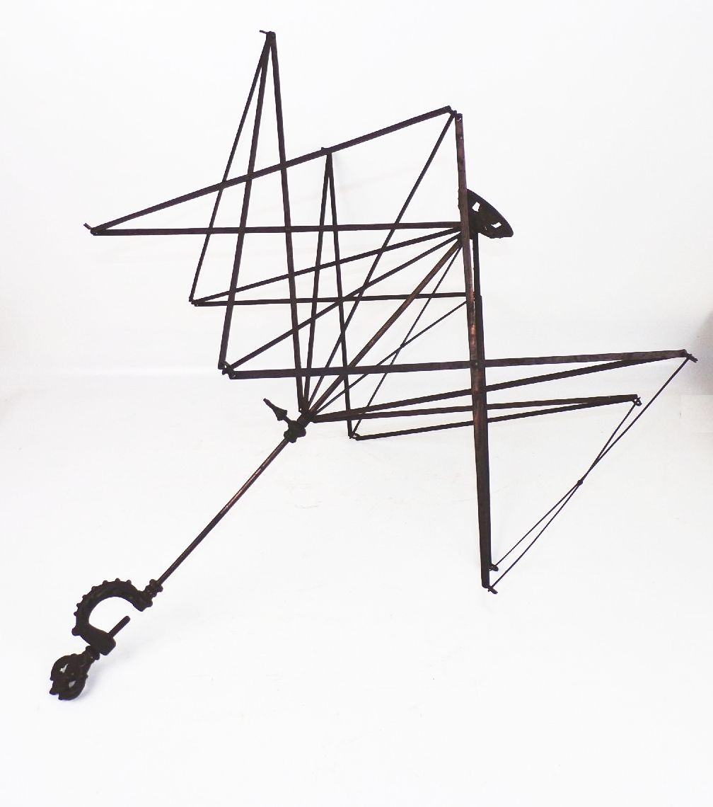 Alte Schirmhaspel Wollwickler Gusseisen Handarbeit Schneider um 1890 