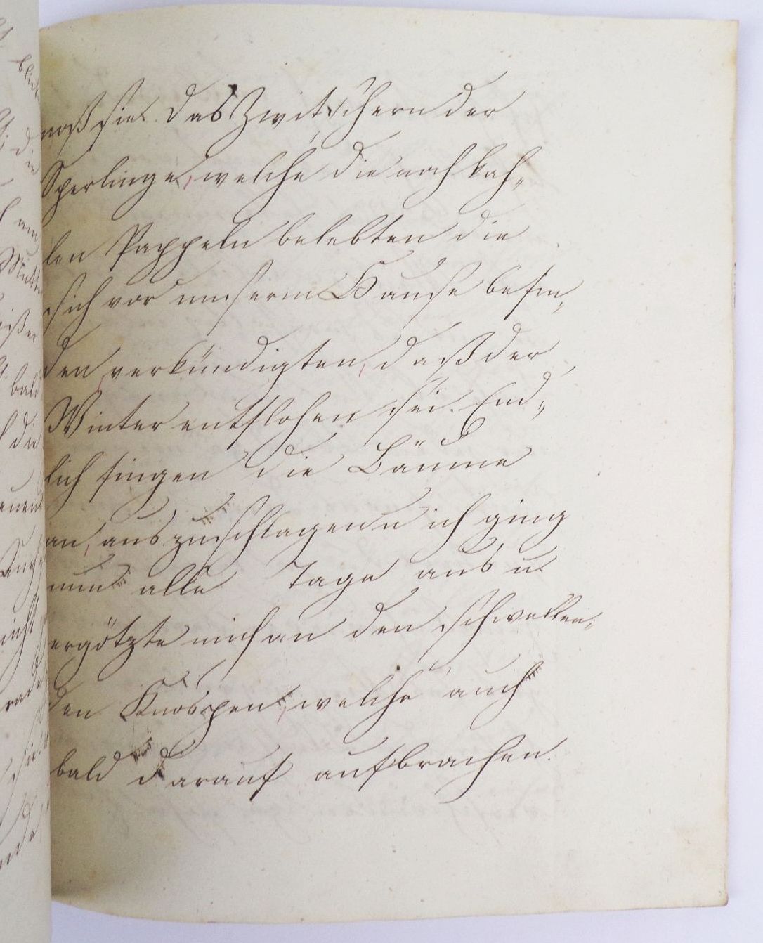 Handgeschriebenes Heft 1826 alte Schrift Schreibheft Schulheft 