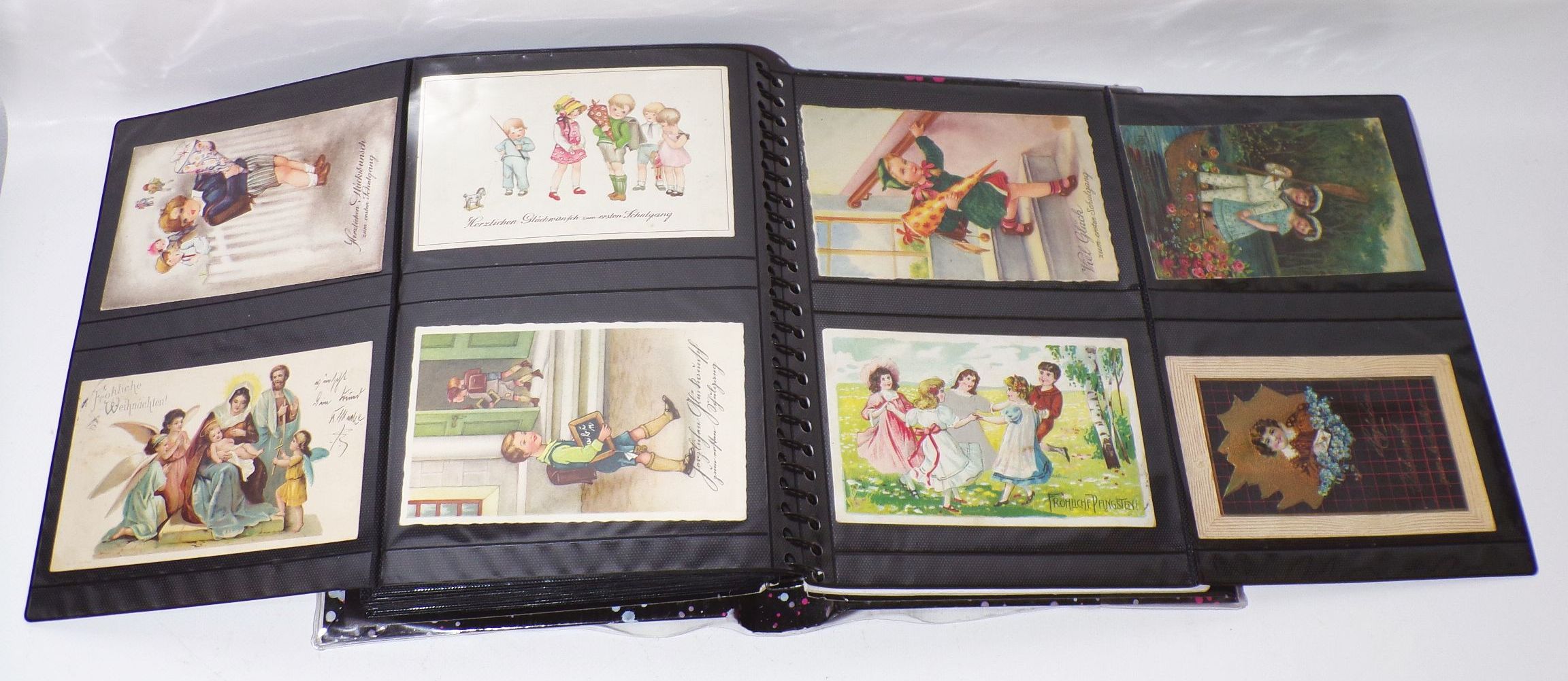 Guardian Album 25 Ärmel 4 Taschen Pro Seite 6x4.25 Guardian Postkarte Binder & Ärmel - Grün Grün Guardian Album Seiten 4 Karten