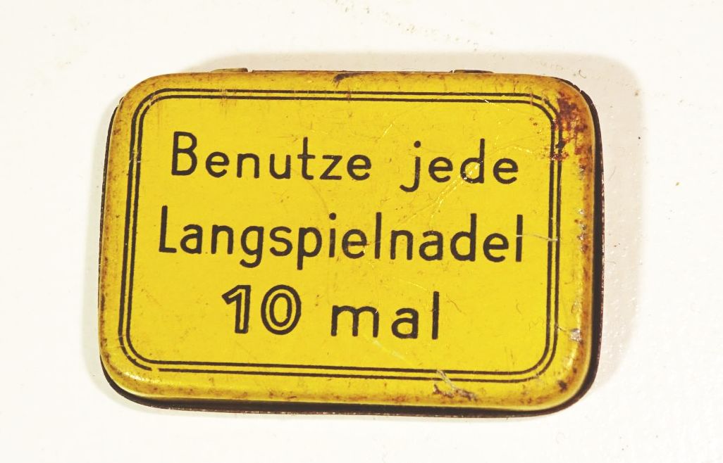 Nadeldose 50 Condor Langspielnadeln Grammophon needles Die Stimme