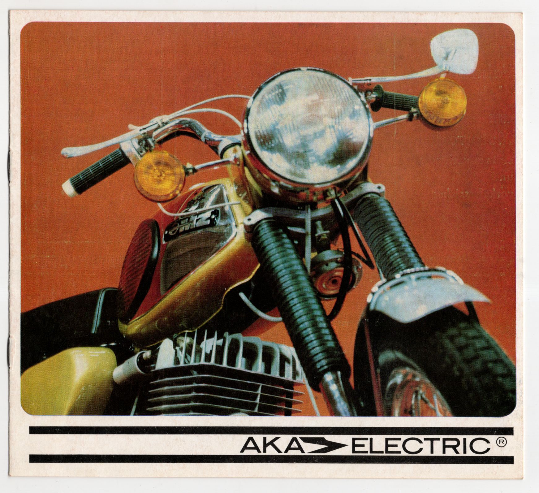 Aka Electric Fahrzeugtechnik am Motorrad MZ Reklame Prospekt 1974