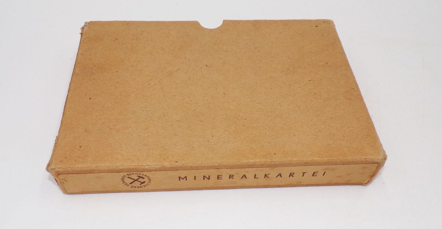 Mineralkartei Bergakademie Freiberg 1963 Rösler Madsen Wedekind 
