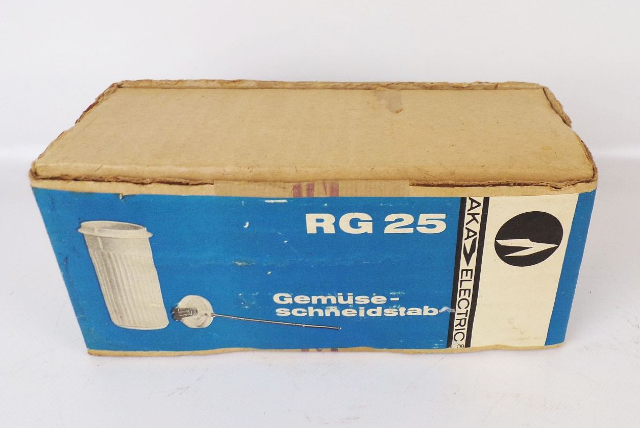 DDR RG25 Gemüse Schneidstab mit Originalkarton Mixer Zubehör DDR RG25 Gemüse Schneidstab mit Originalkarton Mixer Zubehör