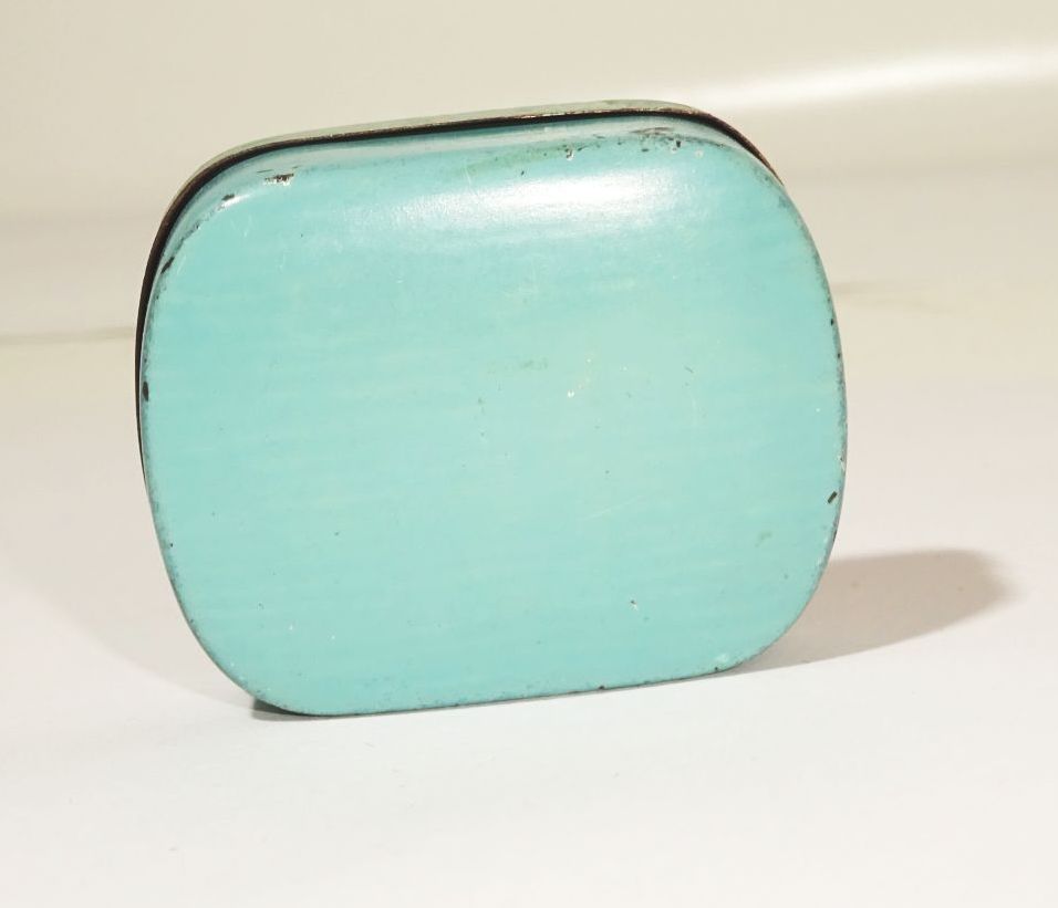 Alte Blechdose Zahn Watte Zahnarzt Drogerie Apotheke 1920er 1930er 