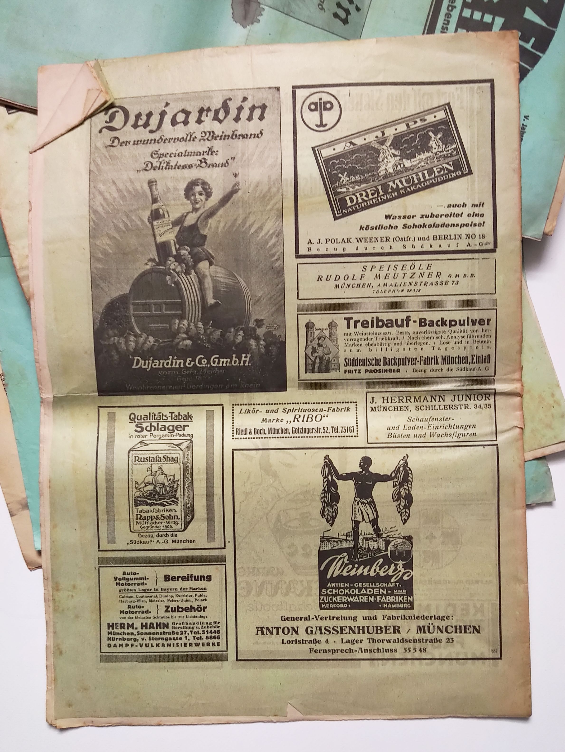 Original LABAL Zeitungen 5 und 6 Jahrgang 1924 alte Zeitschriften 1923