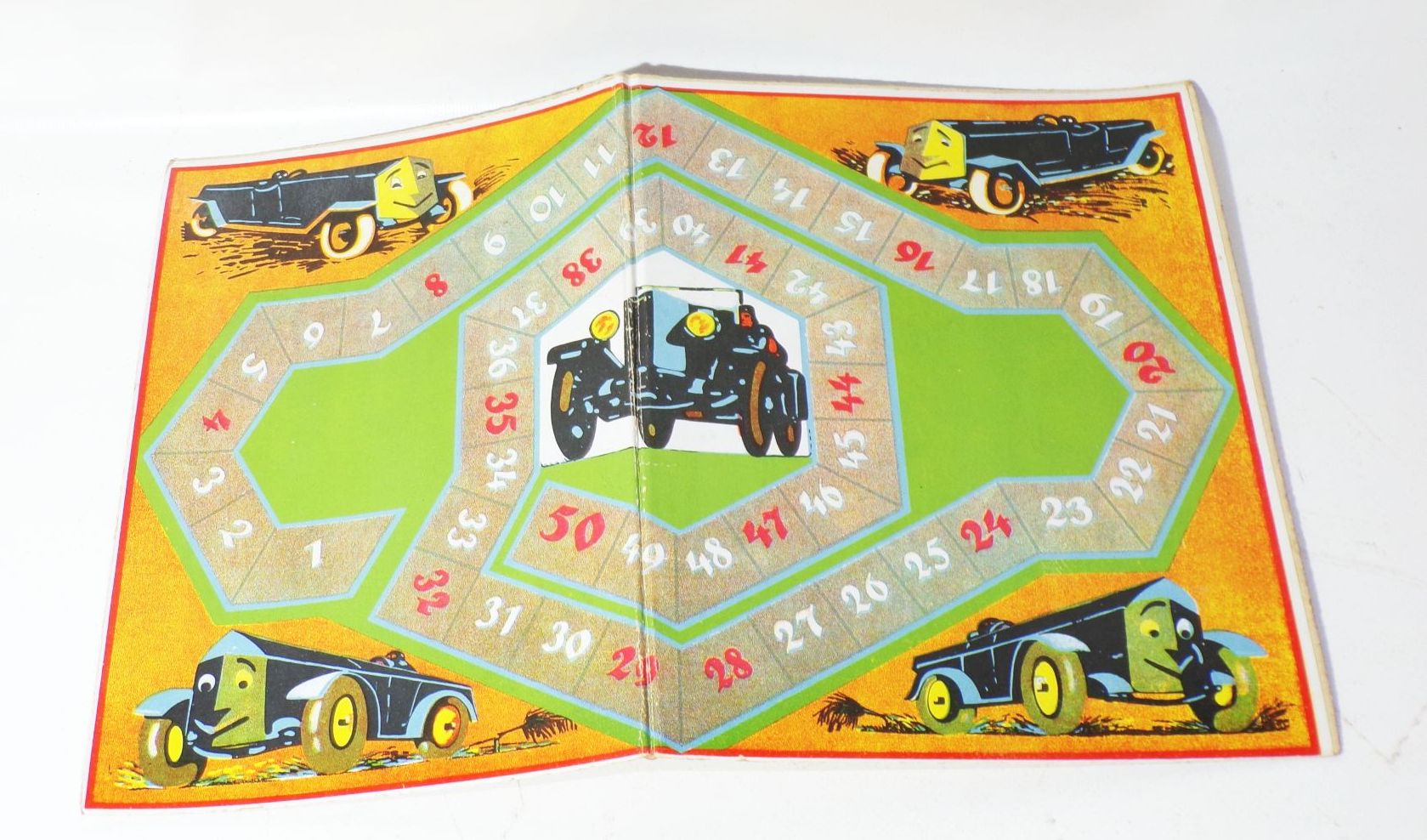 Auto Brettspiel Tietz und Pinthus ABC Verlag Nürnberg 1910er 1920er 