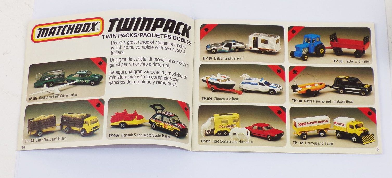 Alter Matchbox Katalog 1984 