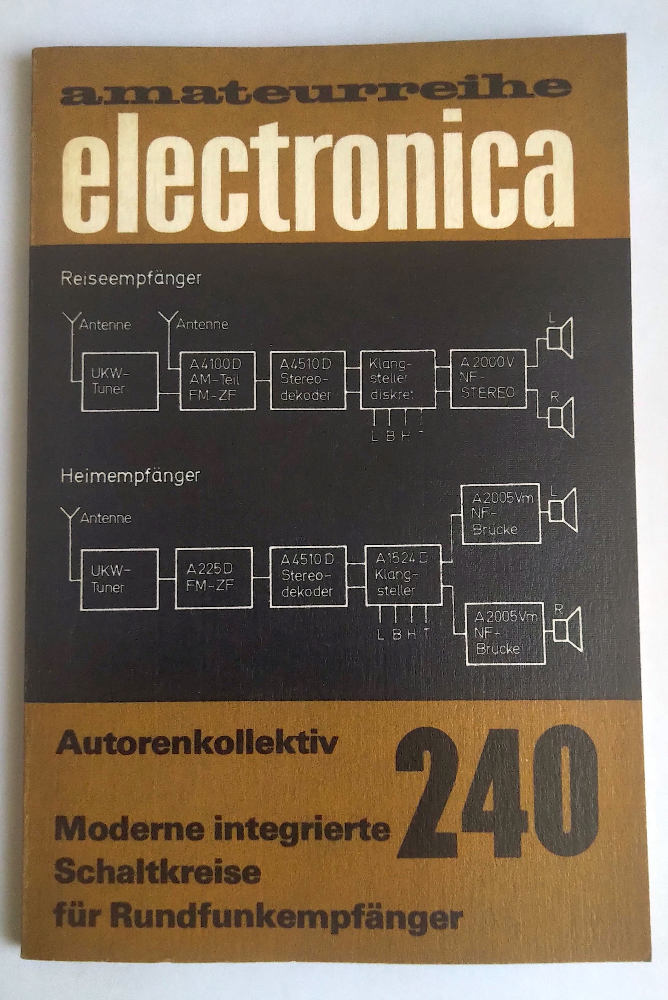 Lehrbuch Funkamateur electronica 240 Schaltkreise Rundfunkempfänger