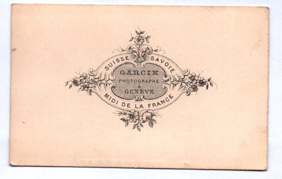 CDV Foto Vevey et la Demt du Midi Geneve Genf Swiss 1880er Fotografie