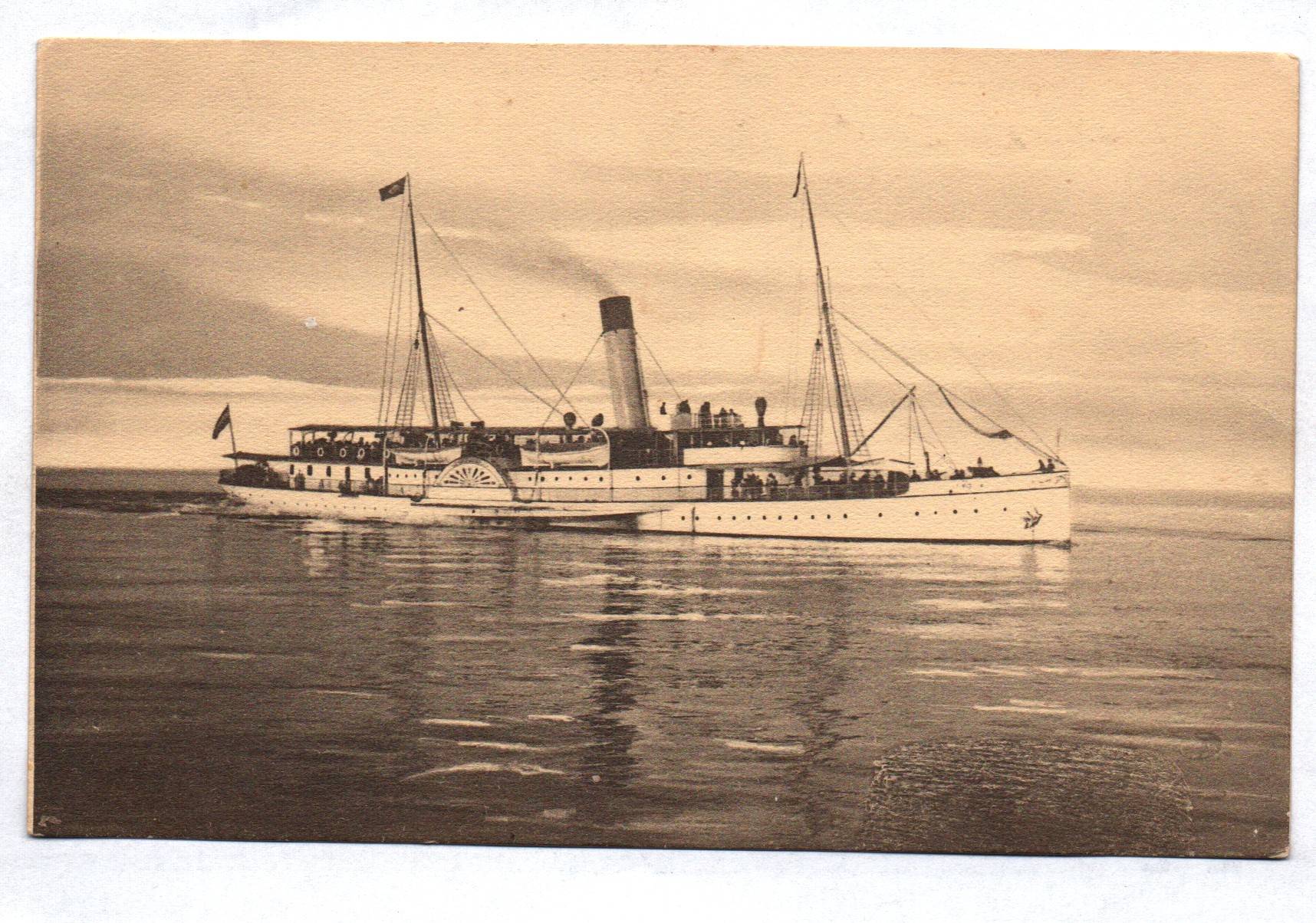 Ak Salondampfer Freia 
