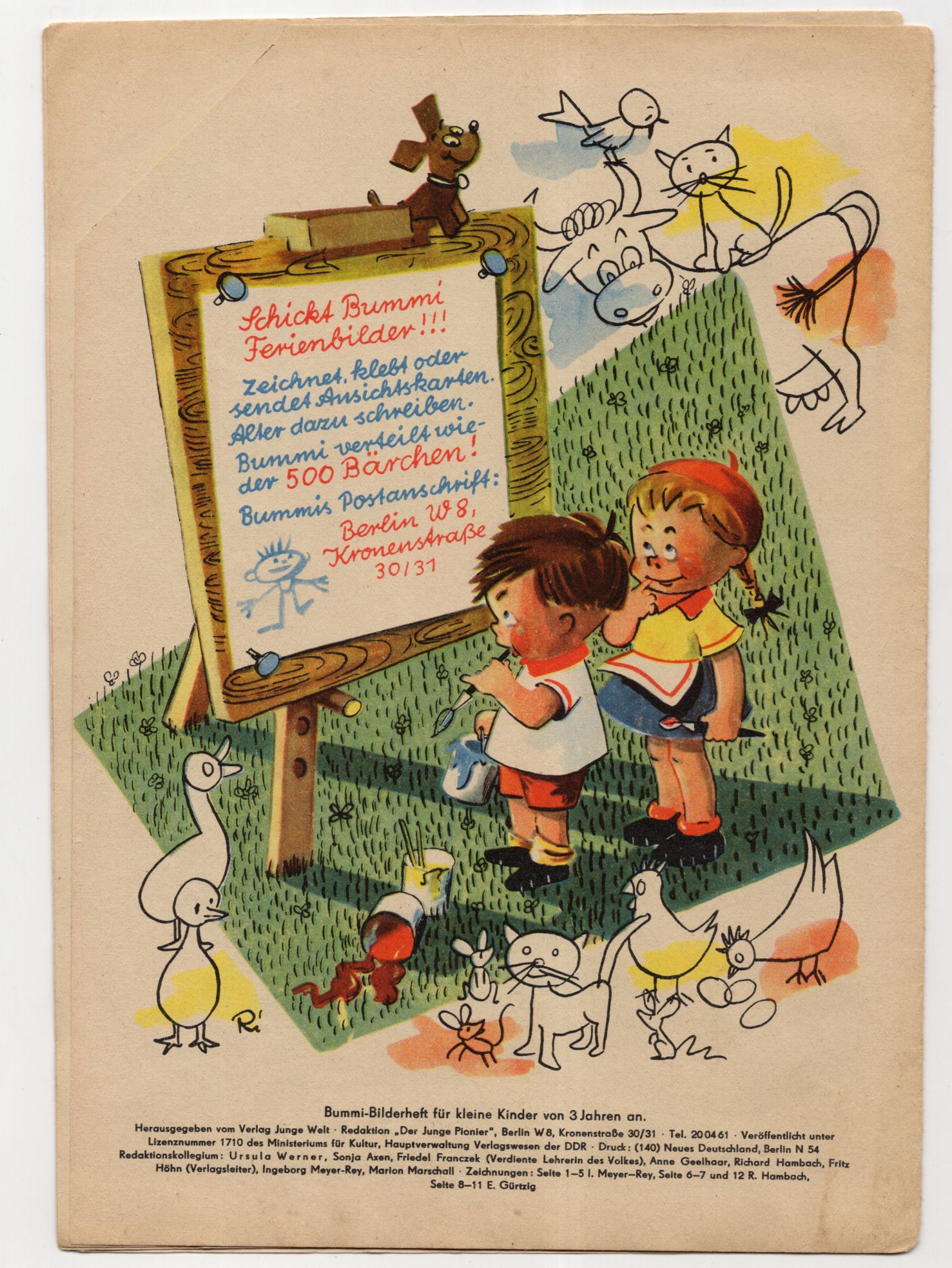 Bummi Erster Jahrgang 1957 Heft 6 Bummi Erster Jahrgang 1957 Heft 6