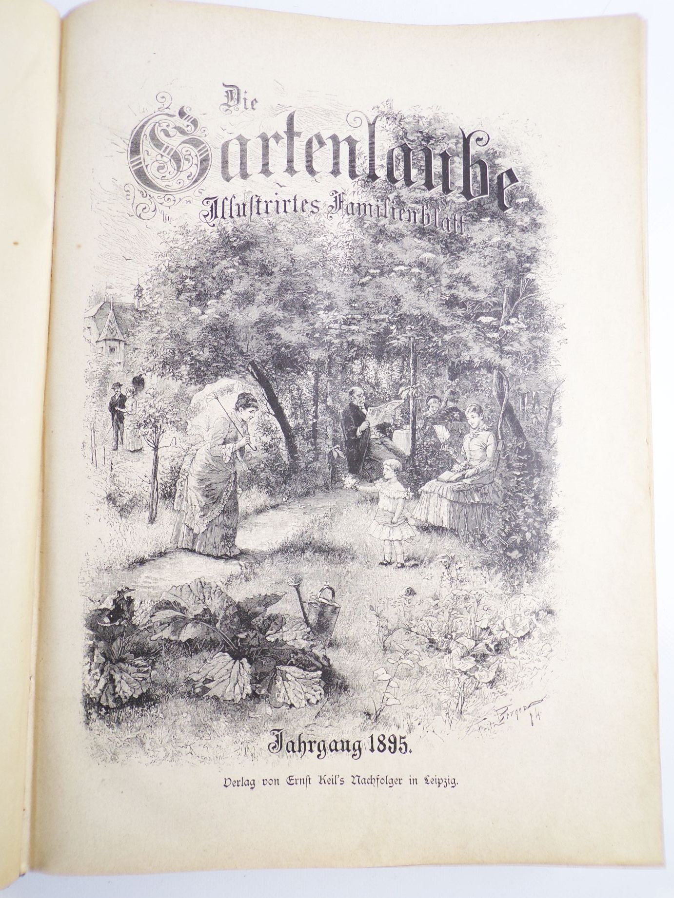Alte Gartenlaube 1895 kompletter Jahrgang Illustriertes Familienblatt Buch