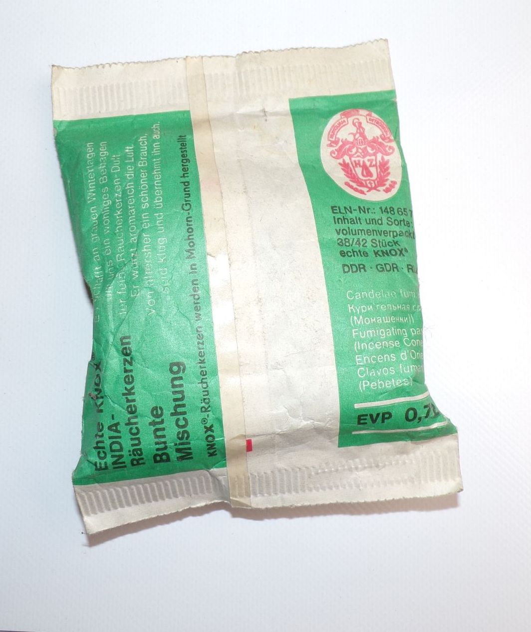 Knox Räucherkerzen original DDR Mischung ungeöffnet 