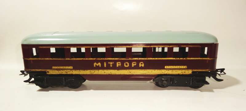 Zeuke Bahnen Mitropa Wagen Spur 0 Blech Bakelit