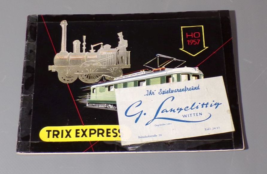 Modelleisenbahn Katalog 1957 H0 Trix Express