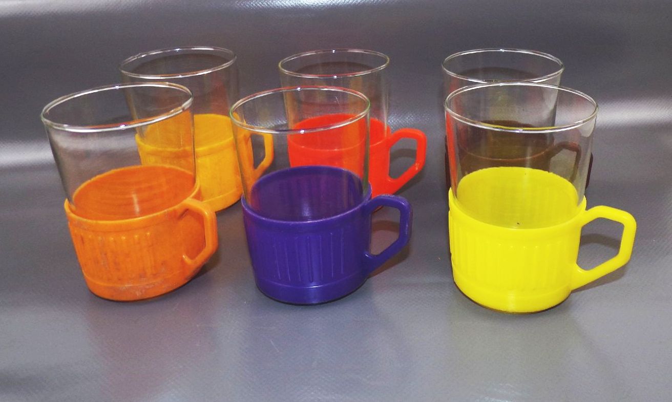 DDR Teegläser Jenaer Glas Schott u Gen OVP 6 x Teeglas 