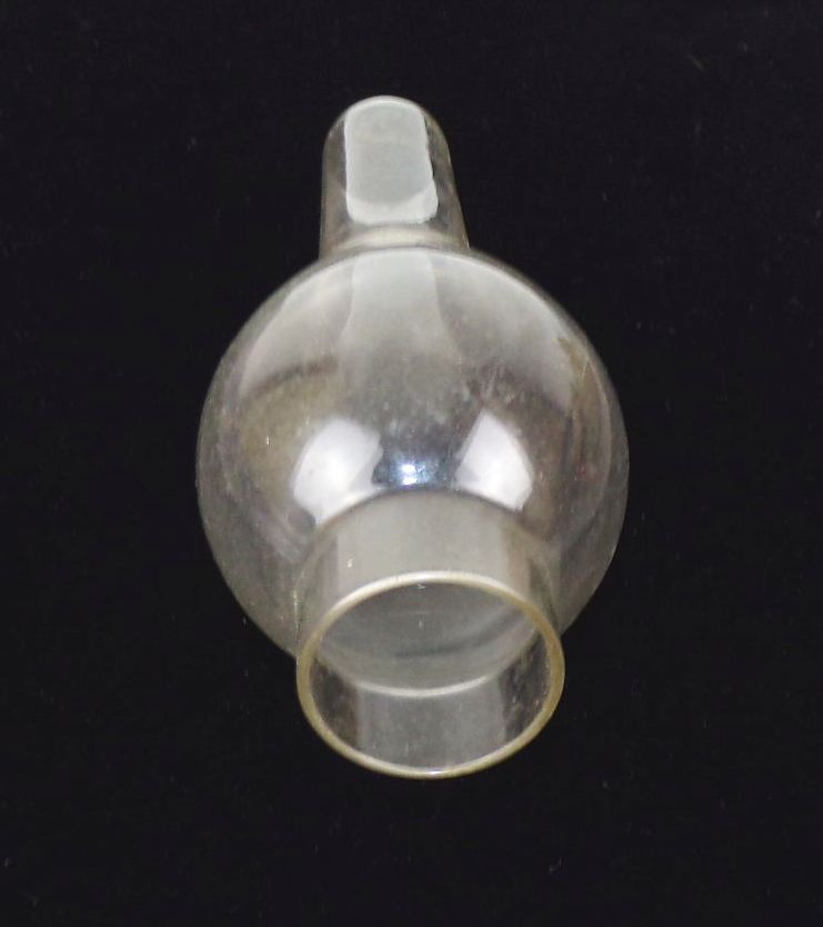 Altes Glaszylinder Aufnahme 39 mm transparent Remy et Brachotte Cristal 