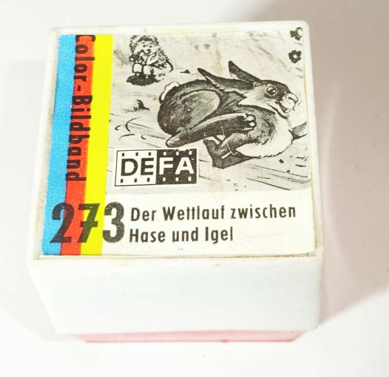 Defa Color Bildband 273 Der Wettlauf zwischen Hase und Igel Diafilm DDR