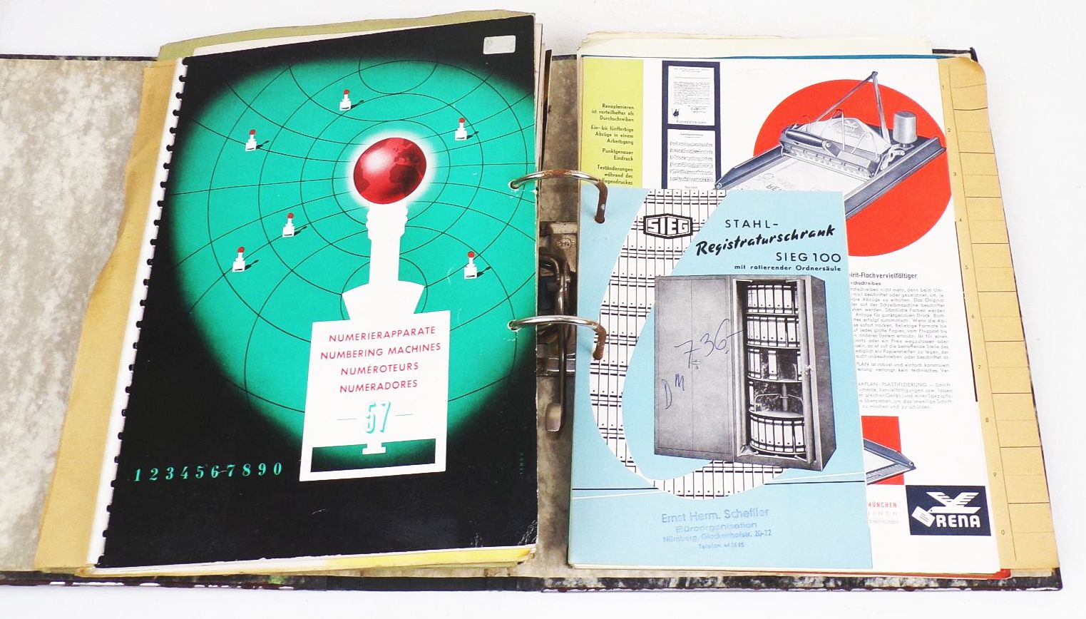  Prospekte Büromöbel Bürobedarf 1960er BRD Katalog Konvolut