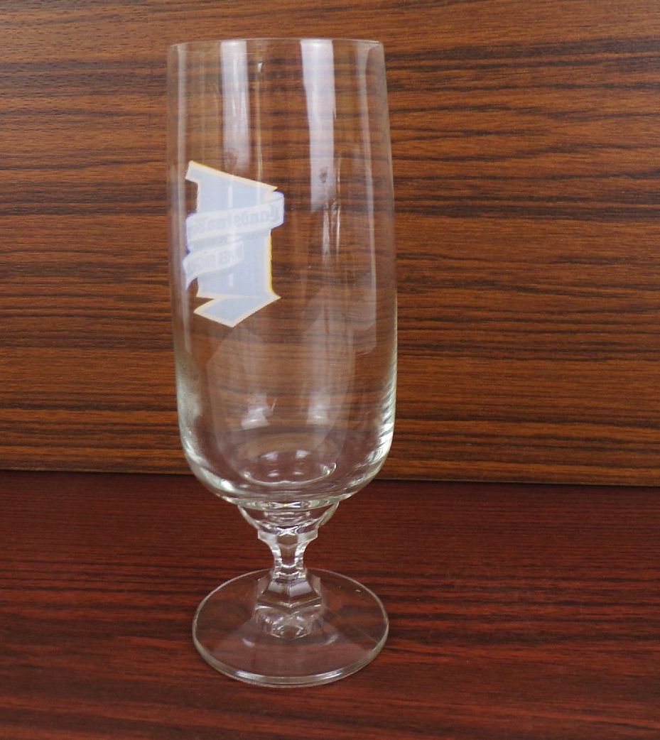 Altes Bierglas Landskron Görlitz Immer ein Genuss Biertulpe Altes Bierglas Landskron Görlitz Immer ein Genuss Biertulpe