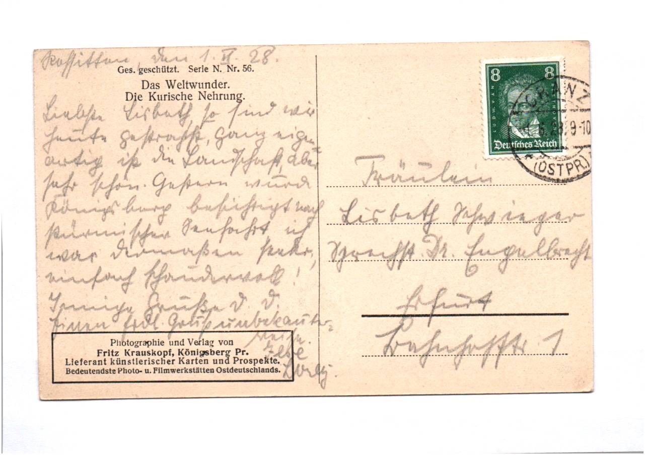 Ak kurische Nehrung Das Weltwunder 1923 Ostpreußen Ak kurische Nehrung Das Weltwunder 1923 Ostpreußen