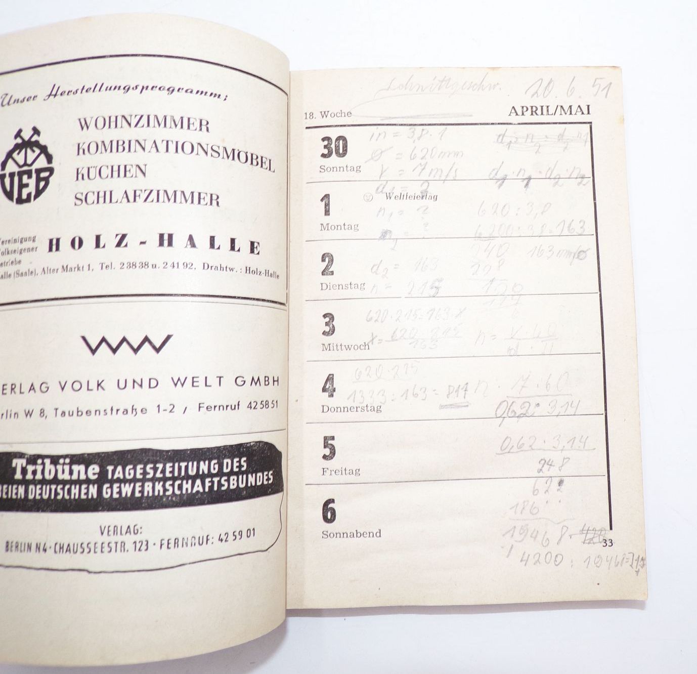 VVN Jahrbuch 1950 selten