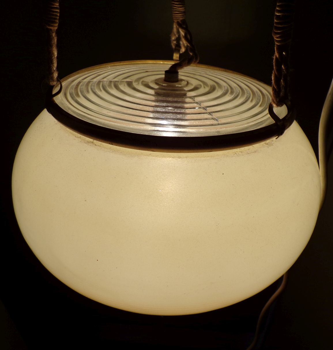 Alte Art Deco Pendelleuchte Deckenlampe E27 Glas Vintage Alte Art Deco Pendelleuchte Deckenlampe E27 Glas Vintage