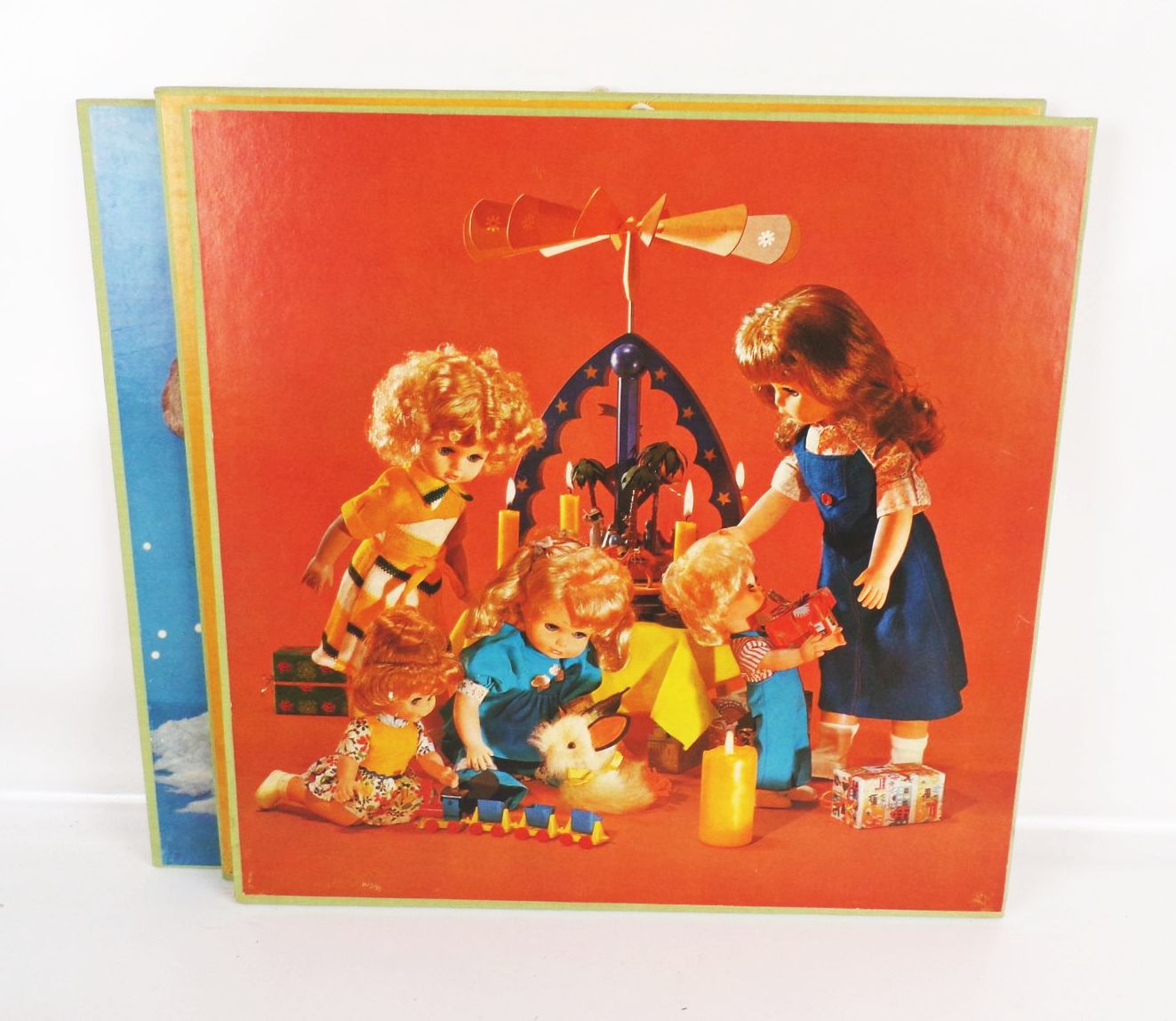 Sonneberger Puppen DDR Bildtafeln 12 Stück Kinderkarten Museum Deko