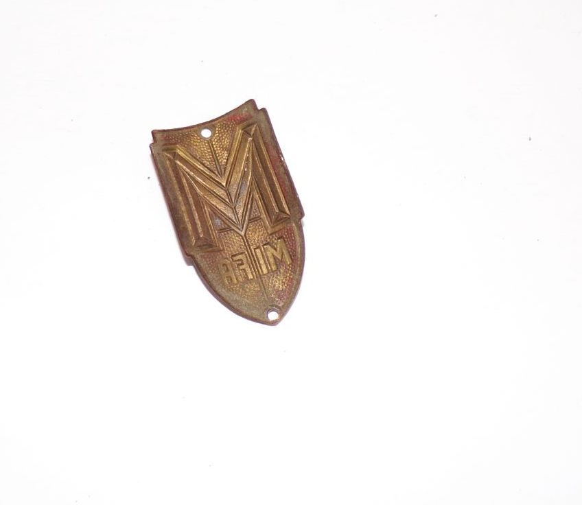 Altes Mifa Steuerkopfschild emailliert Fahrradschild 