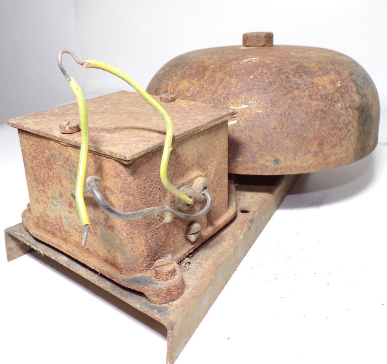 Siemens Halske Klingel Schulglocke Industrie Läute D 20 cm Glocke Türklingel 