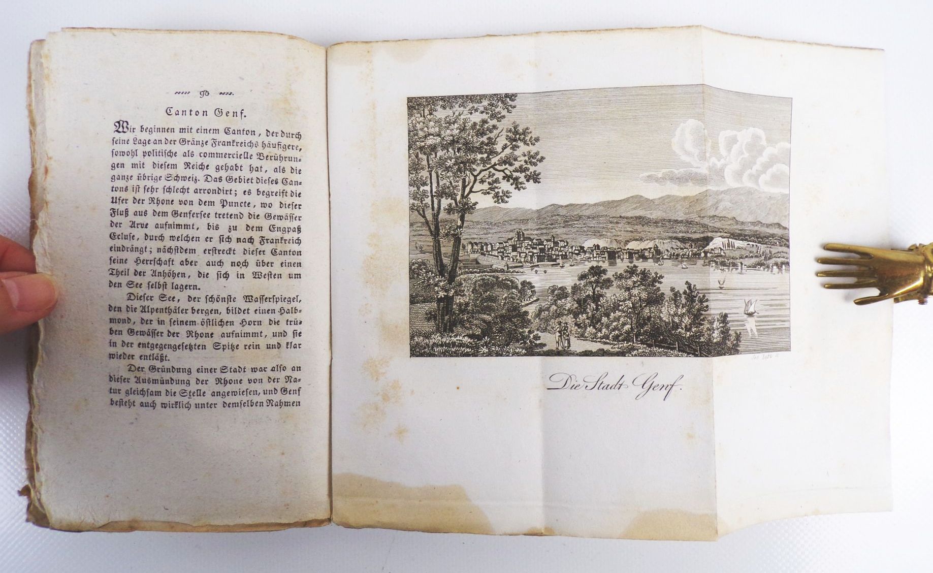 Miniaturgemälde aus der Länder und Völkerkunde 3 Schweiz 1823