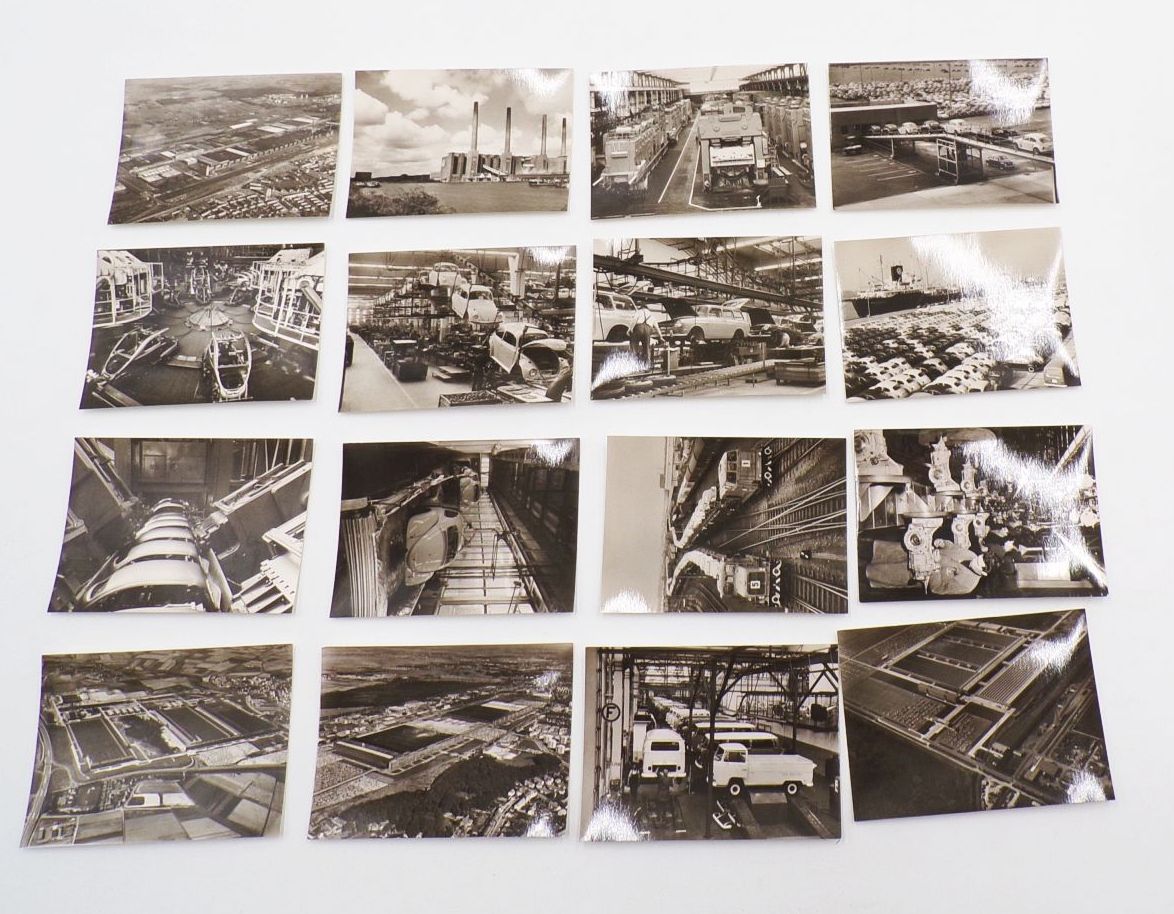 Volkswagen Werk Wolfsburg Leporello alte Bildermappe 